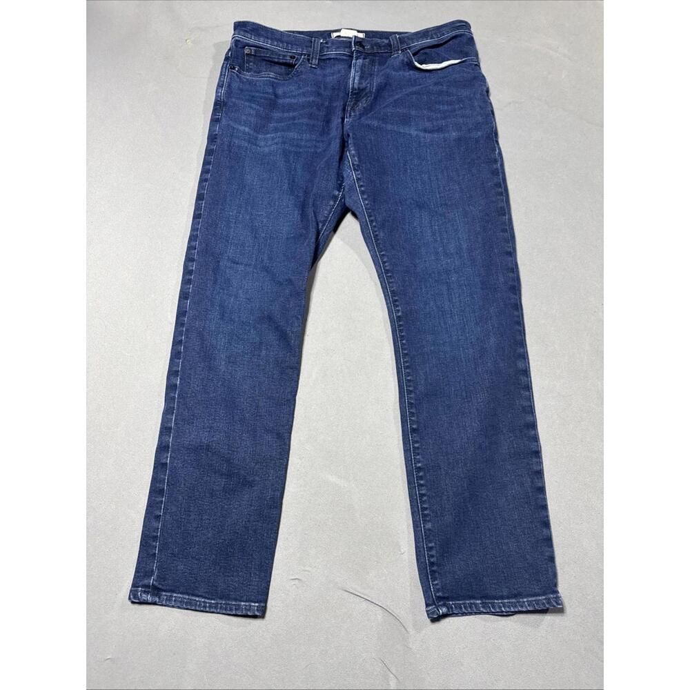 Madewell Athletic Slim Stretch Casual Indigo Denim Jeans Men's 36x32